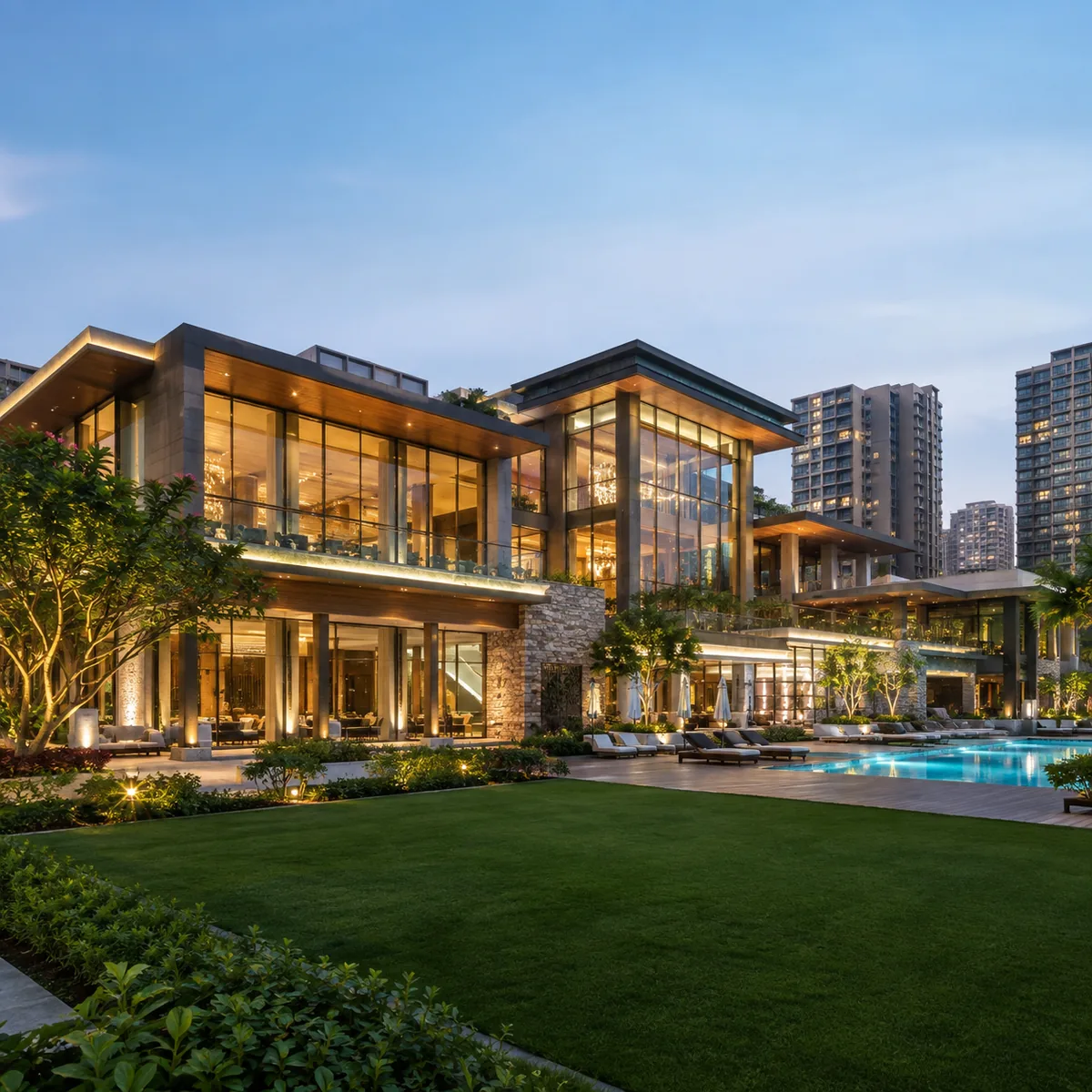 Brigade Innovation Gardens clubhouse and amenity precinct - planned residential amenities