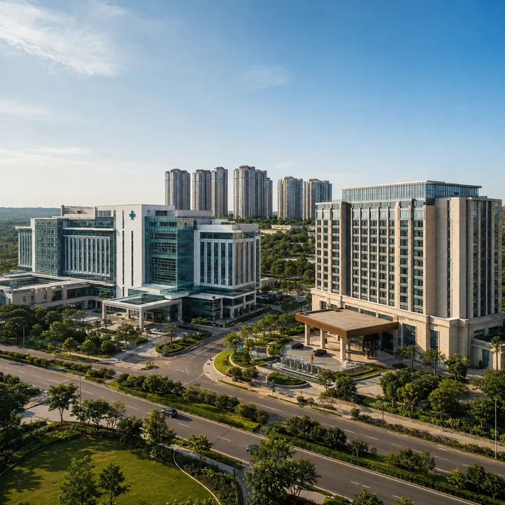 Brigade Innovation Gardens hospital and hotel precinct - 300-bed hospital and 500-key hotel approved components