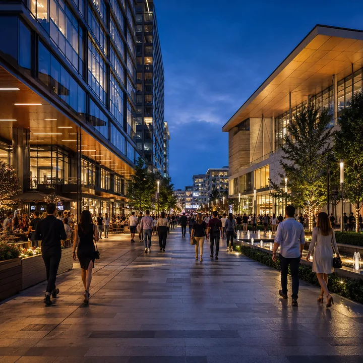 Brigade Innovation Gardens commercial plaza - offices, retail mall and convention centre